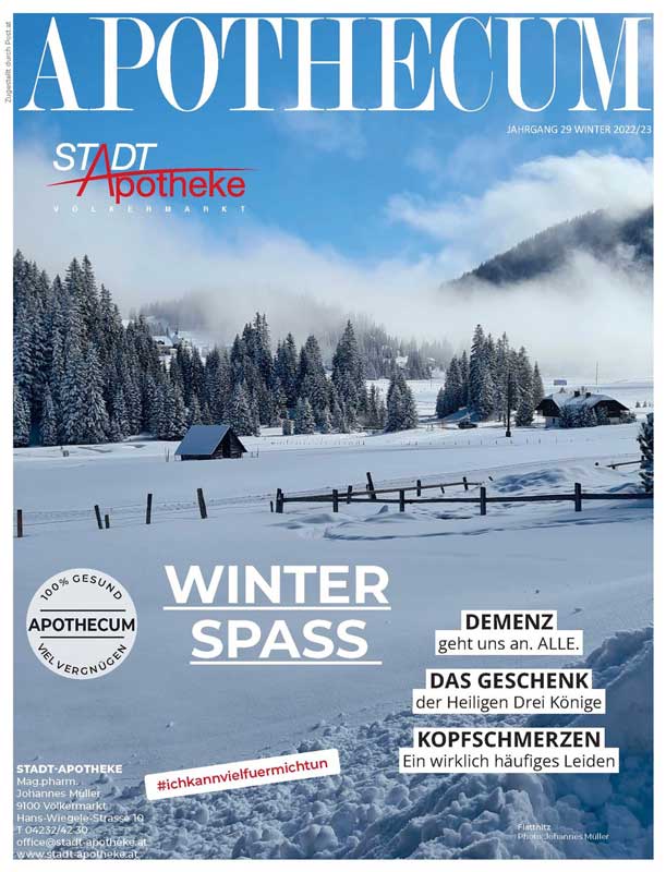 Titelblatt Apothecum Ausgabe Winter 2022