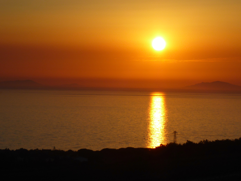 Sonnenuntergang an der Nord-Westküste Sardiniens